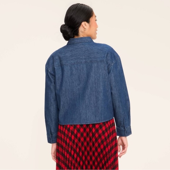 Woolrich Women's Indigo Button Down Shirt - Picture 2 of 3